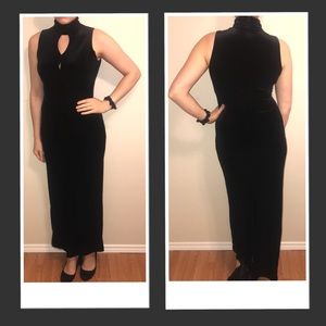 BIANCA NYGARD FORMAL VELVET SLEEVELESS DRESS SZ 6